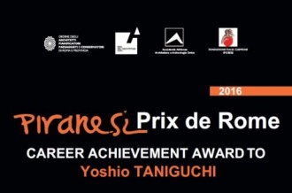 Premio Piranesi alla carriera e lectio magistralis dell'architetto giapponese Yoshio Taniguchi